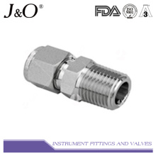 Stainless Steel Male Connector Compression Tube Fitting